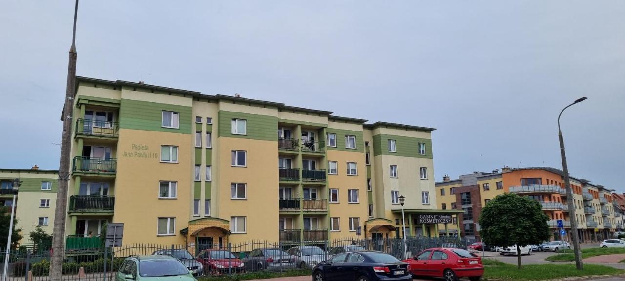 Przytulny - Blisko Centrum Suwałki Buitenkant foto